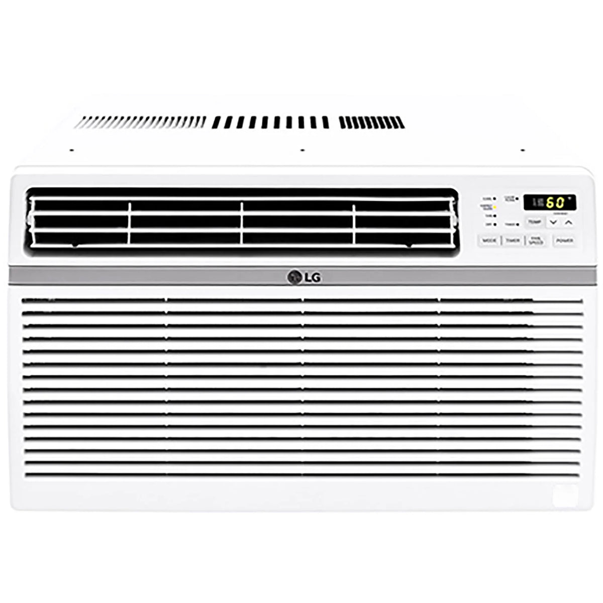 LG 8,000 BTU 340 Sq ft Window Air Conditioner with Remote Control, White, LW8016ER