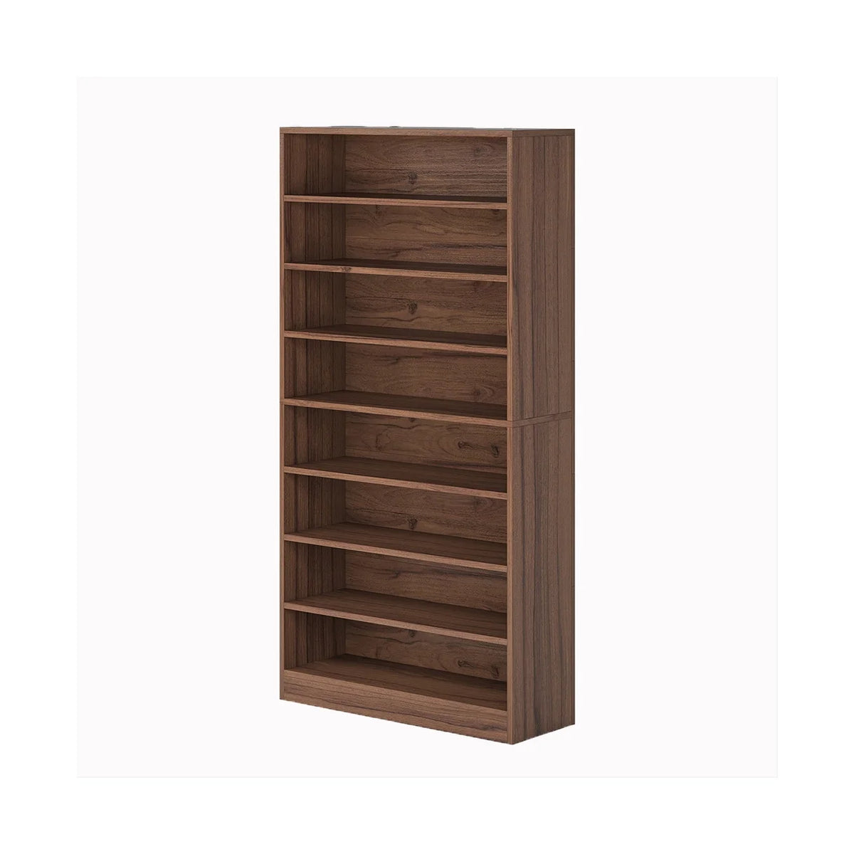 Hommoo Modern Wood Freestanding Shoe Cabinet, 8 Tiers 40-45 Pairs Shoe Storage Rack Organizer for Entryway, Gray