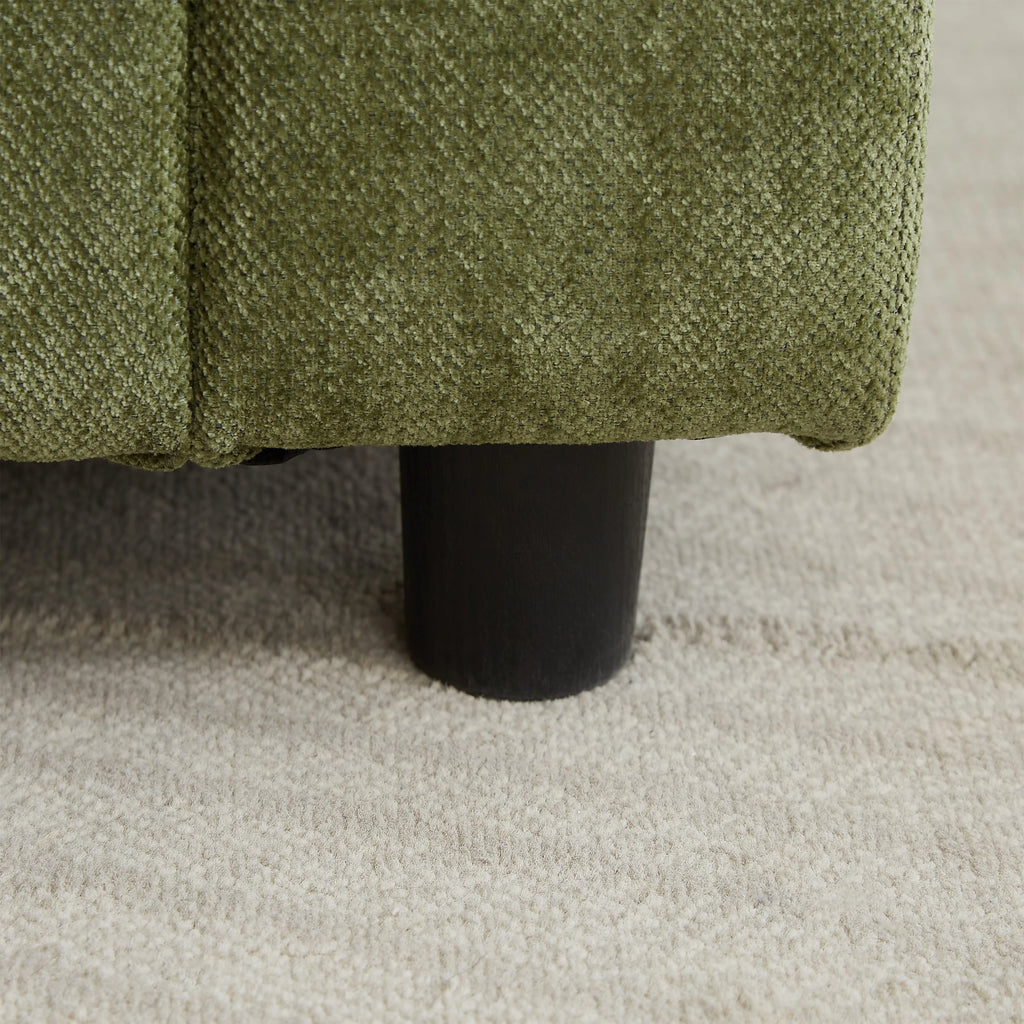 MAYEERTY 55'L Chenille Sponge single sofa,No Assembly Required,Fluffy Modern Sleeper Chair for Living room, Bedroom, Lounge and Projection Room(Not a swivel chair.)