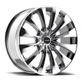 20x8.5 Motiv 436C Chrome Plated Wheel 5x4.5 (40mm)
