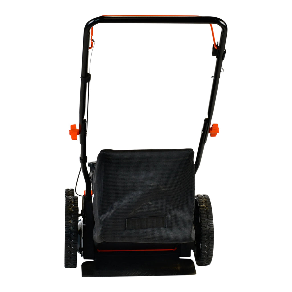 SENIX Gas Lawn Mower, 21-Inch, 140 cc 4-Cycle Briggs & Stratton Engine, 3-In-1 Push Lawnmower, 6-Position Height Adjustment with 11-Inch Rear Wheels, LSPG-M7, Blue