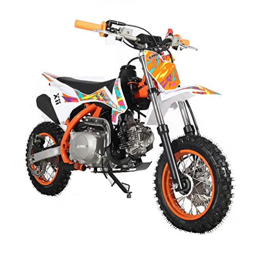 X-Pro Brand New X11 110cc Gas Pit Dirt Bike with Automatic Transmission, E-Start, 10" Wheels!