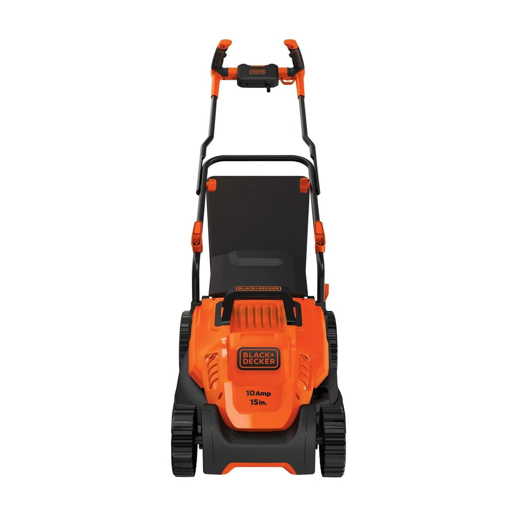 BLACK+DECKER 15�� Corded Electric Push Walk-Behind Mower, Comfort Grip Handle