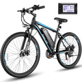 Gocio 26" Electric Bike for Adults, 500W Electric Mountain Bike, 48V 7.8Ah Removable Battery, Ebike with Front Fork Suspension, 21 Speed, UL 2849