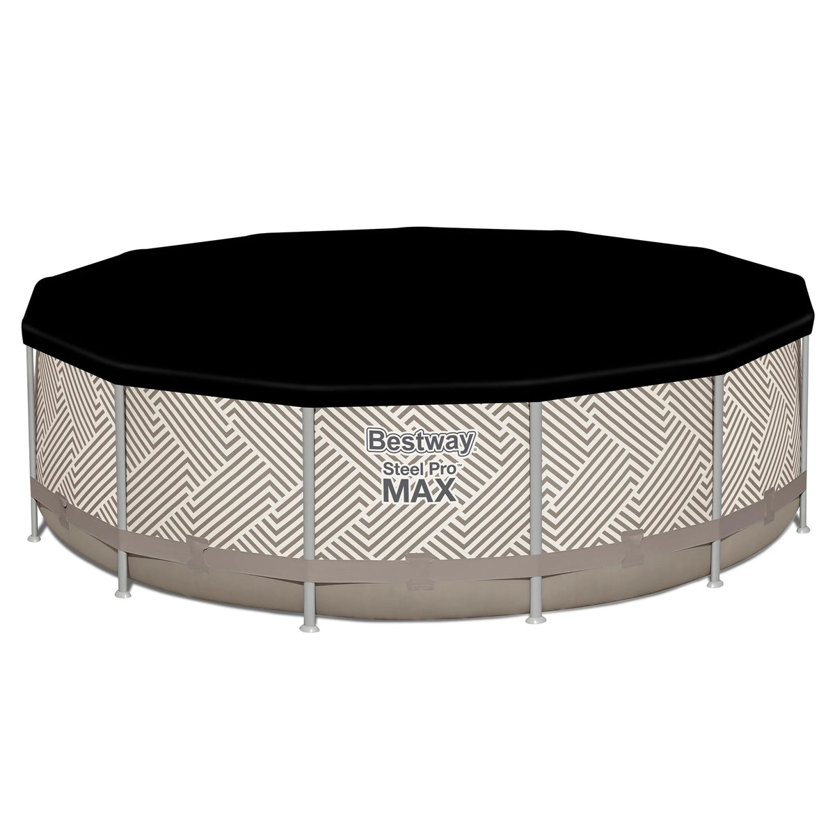 Open Box Bestway Steel Pro MAX 13' x 42" Pool Set with Canopy & Ladder