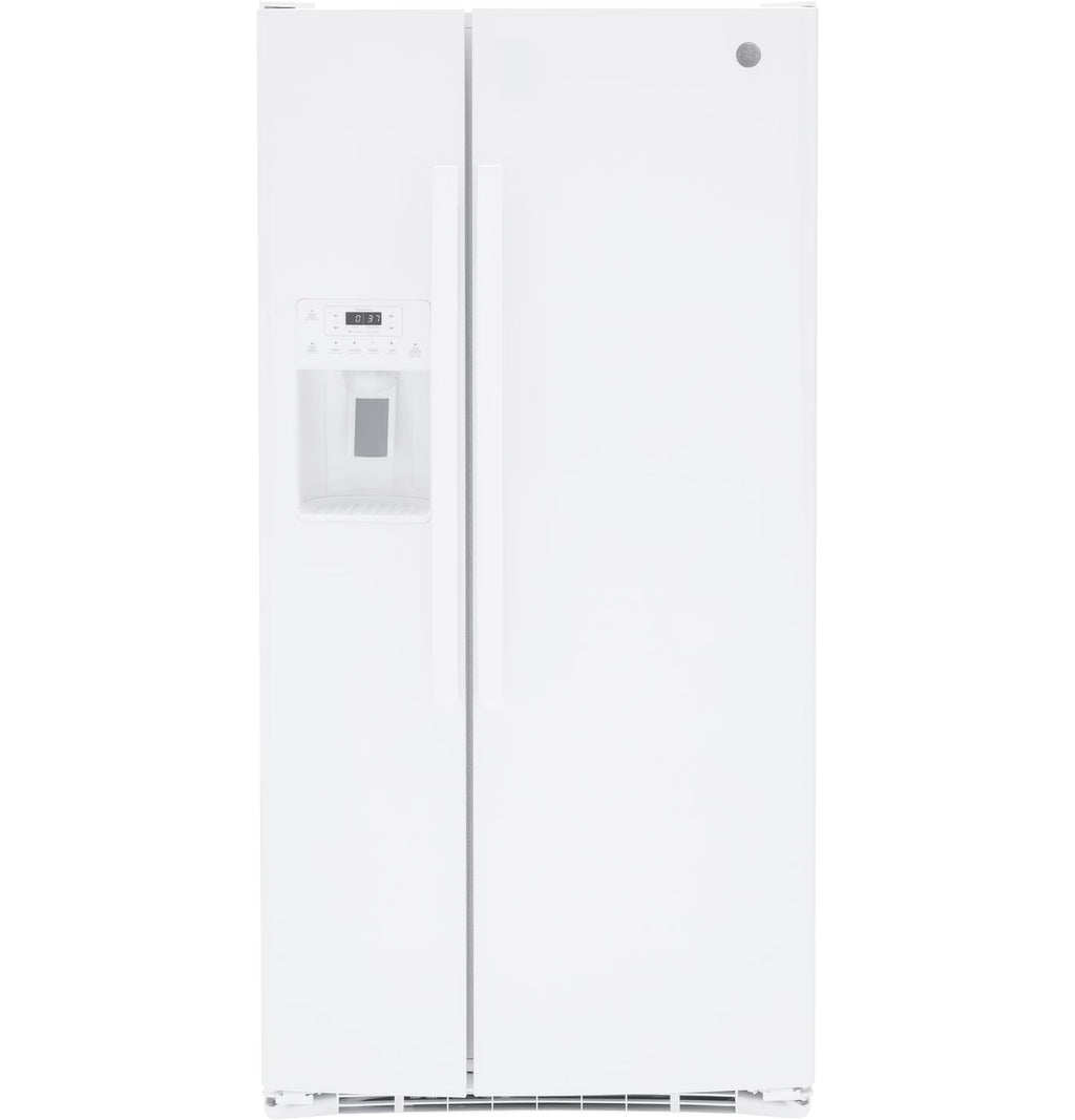 General Electric Side by Side Freestanding Refrigerator, Black