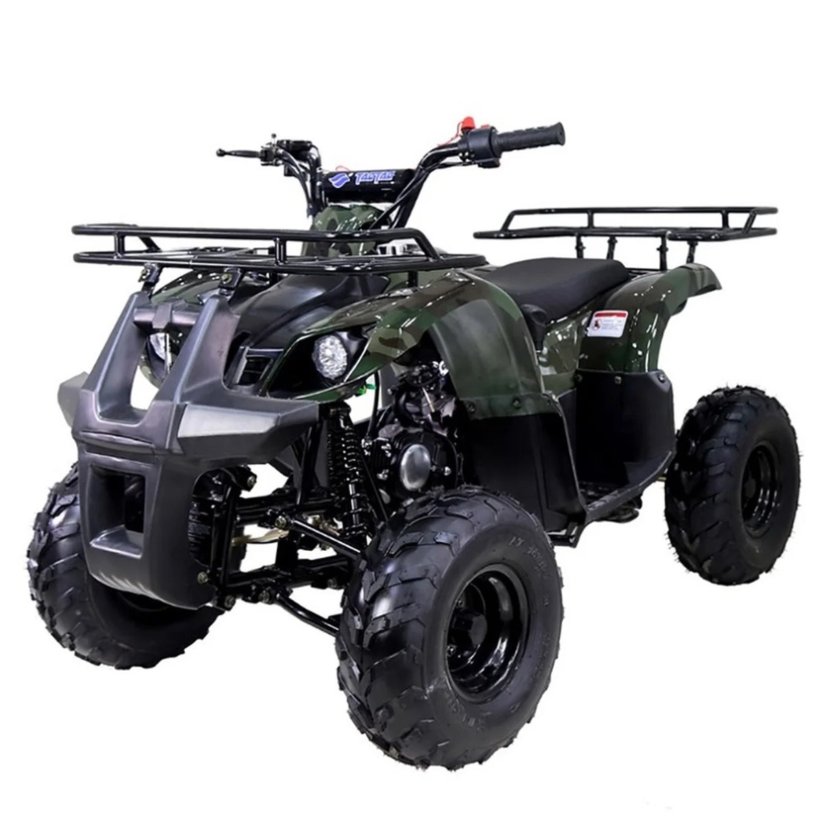 2021 New Tao Motor ATA- 1Automatic Gas All-Terrain Vehicle (ATV) With Big 16'' Tires and Reverse  - Midnight Black Color