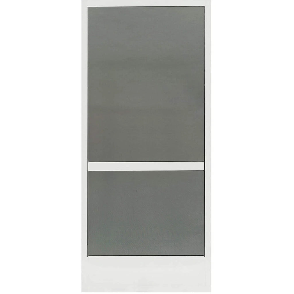 80 in. x 30 in. Canoe Creek White Aluminum Screen Door