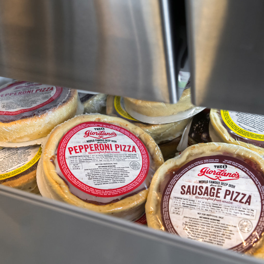 Giordano's Chicago Frozen Single-Serve Deep Dish Pizza Variety, 12 Pack