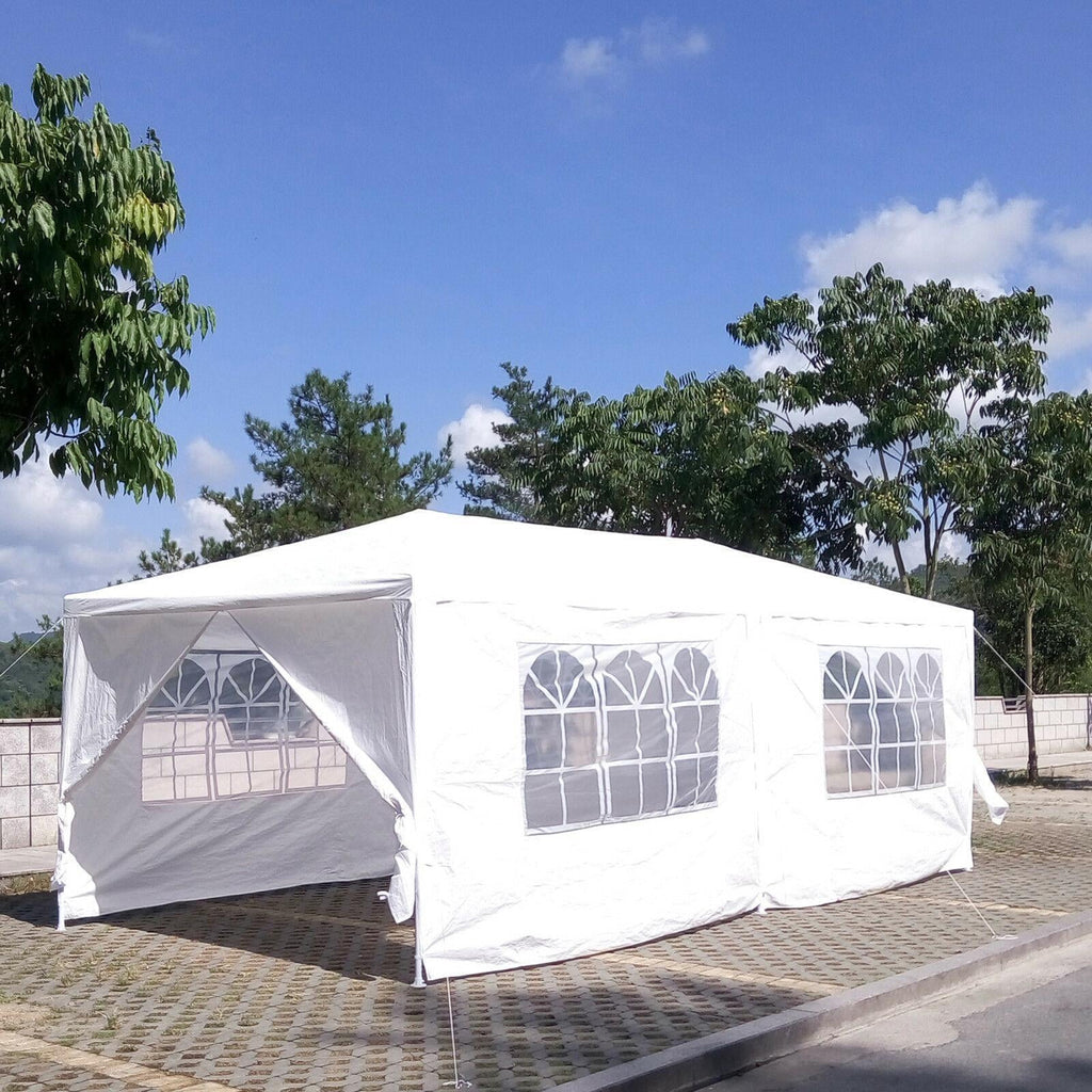 10'x20' Canopy Tent Wedding Party Outdoor Gazebo with 6 Removable Sidewalls for Weddings and Events