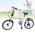 DENEST 20 Inch 7-Speed Bicycle Adult Road Bike Carbon Steel Folding Bike Double V-Brake