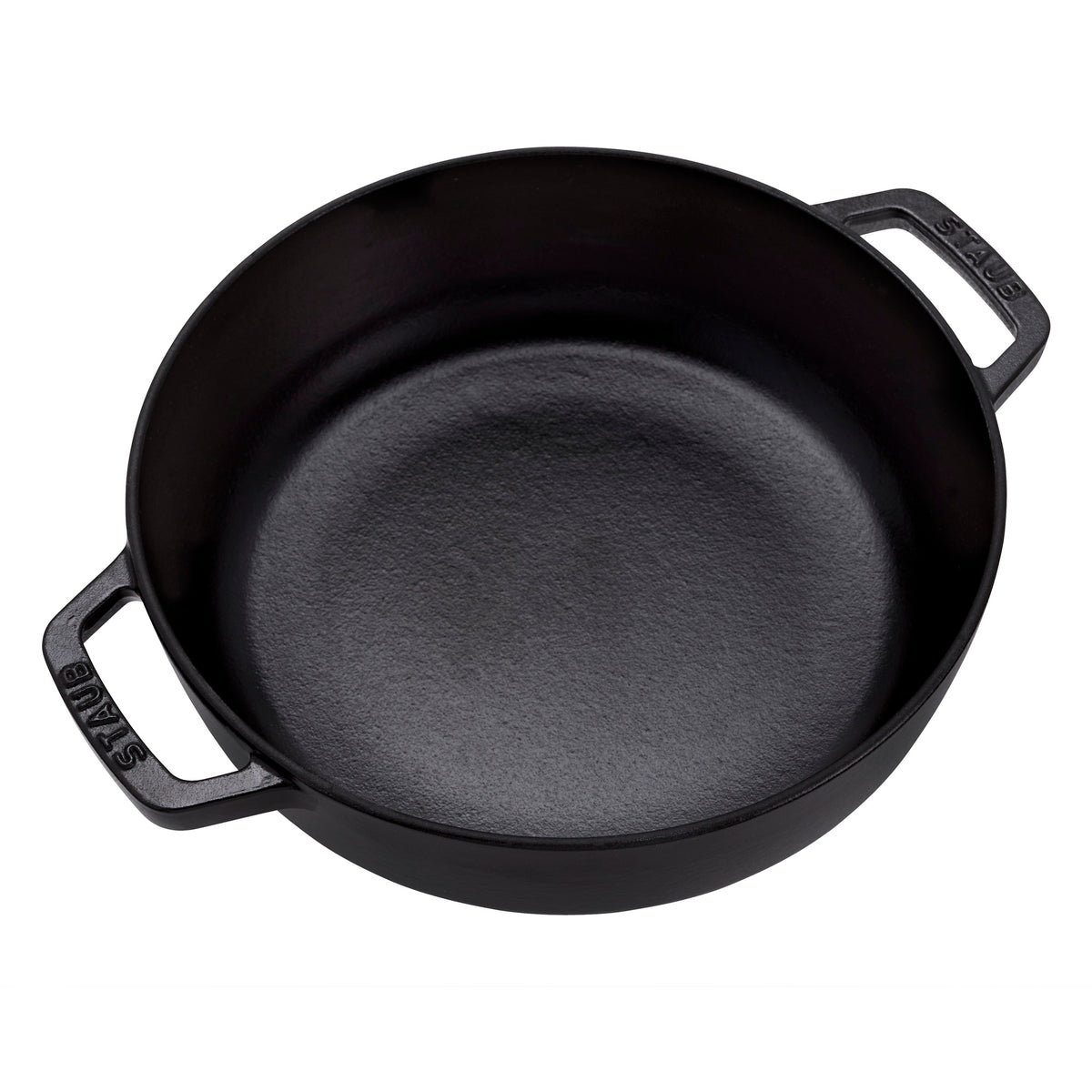 Staub Cast Iron 2.5-qt Saute Pan with Dragon Lid - Cherry