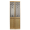 AWC Model 147 Sedona Glass Bifold Door 30"wide x 80"high Unfinished Door