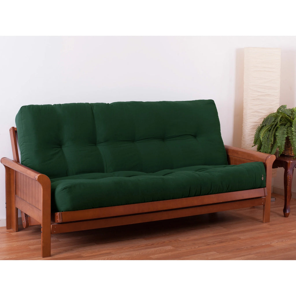Blazing Needles Renewal 10-inch Twill Full-size Futon Mattress - Sage - Sage
