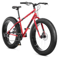 Mongoose Dolomite Adult Fat Tire Mountain Bike, 26-Inch Wheel, Red