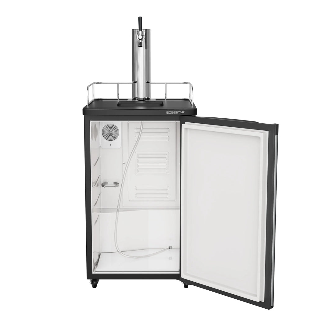 Edgestar Kc2000twin 20" Wide Dual Tap Kegerator For Full Size Kegs - Stainless Steel