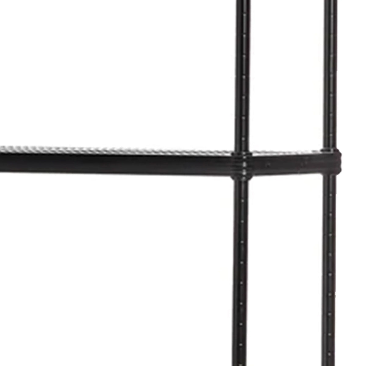Design Ideas MeshWorks 5 Tier Steel Storage Shelving Unit Bookshelf, Green