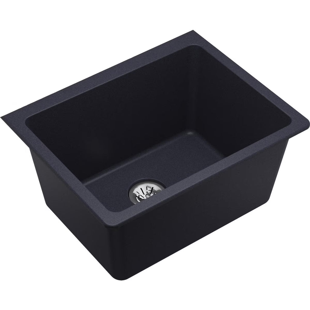 Elkay Quartz Classic 25" x 18-1/2" x 11-13/16", Undermount Laundry Sink with Perfect Drain, White
