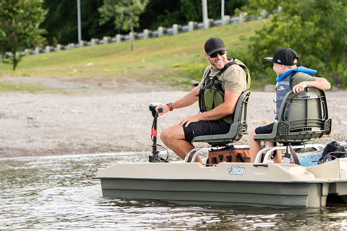 Pelican Bass Raider Boat - 2 person Fishing Boat - 10 ft