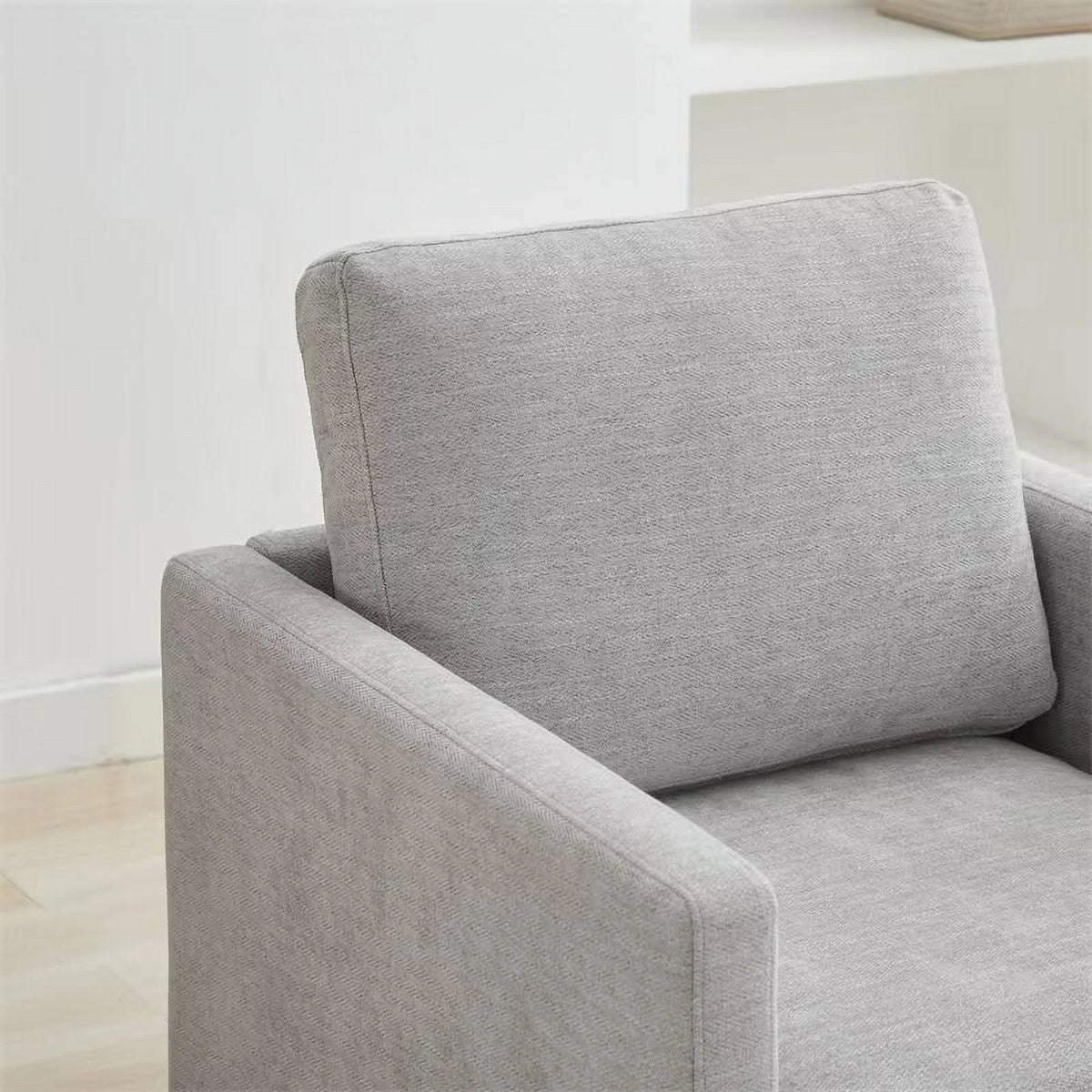 Swivel Accent Chair, Modern Chenille Upholstered Lounge Chair Armchair with 360 Degree Swiveling Base, Leisure Club Chair Comfy Accent Single Sofa Chair for Nursery Bedroom Living Room, Taupe