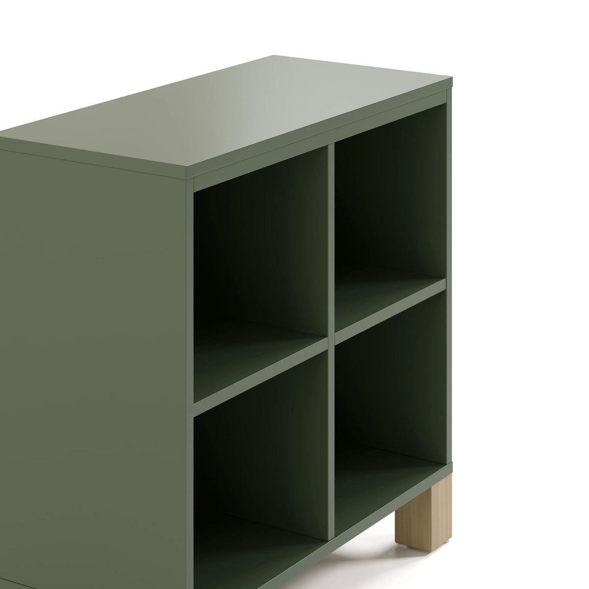 Storkcraft California Cube Organizer Children's Bookcase, Blush with Driftwood