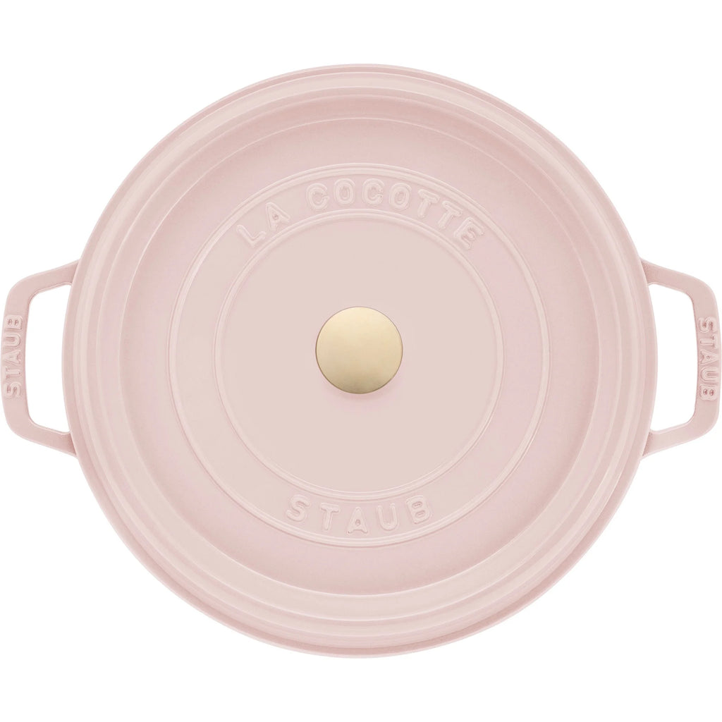 Staub Cast Iron 5.5-qt Round Cocotte - Cherry