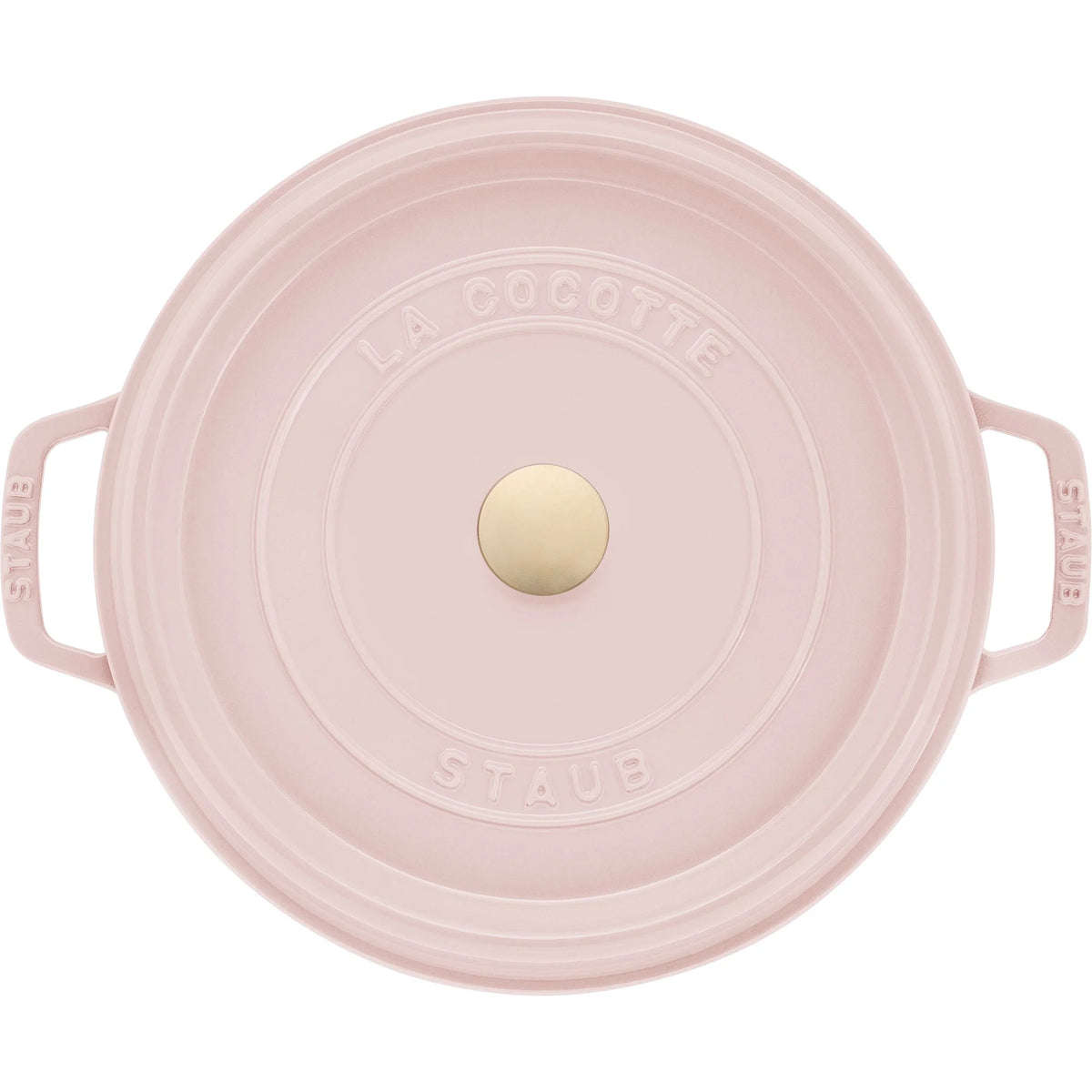 Staub Cast Iron 5.5-qt Round Cocotte - Cherry