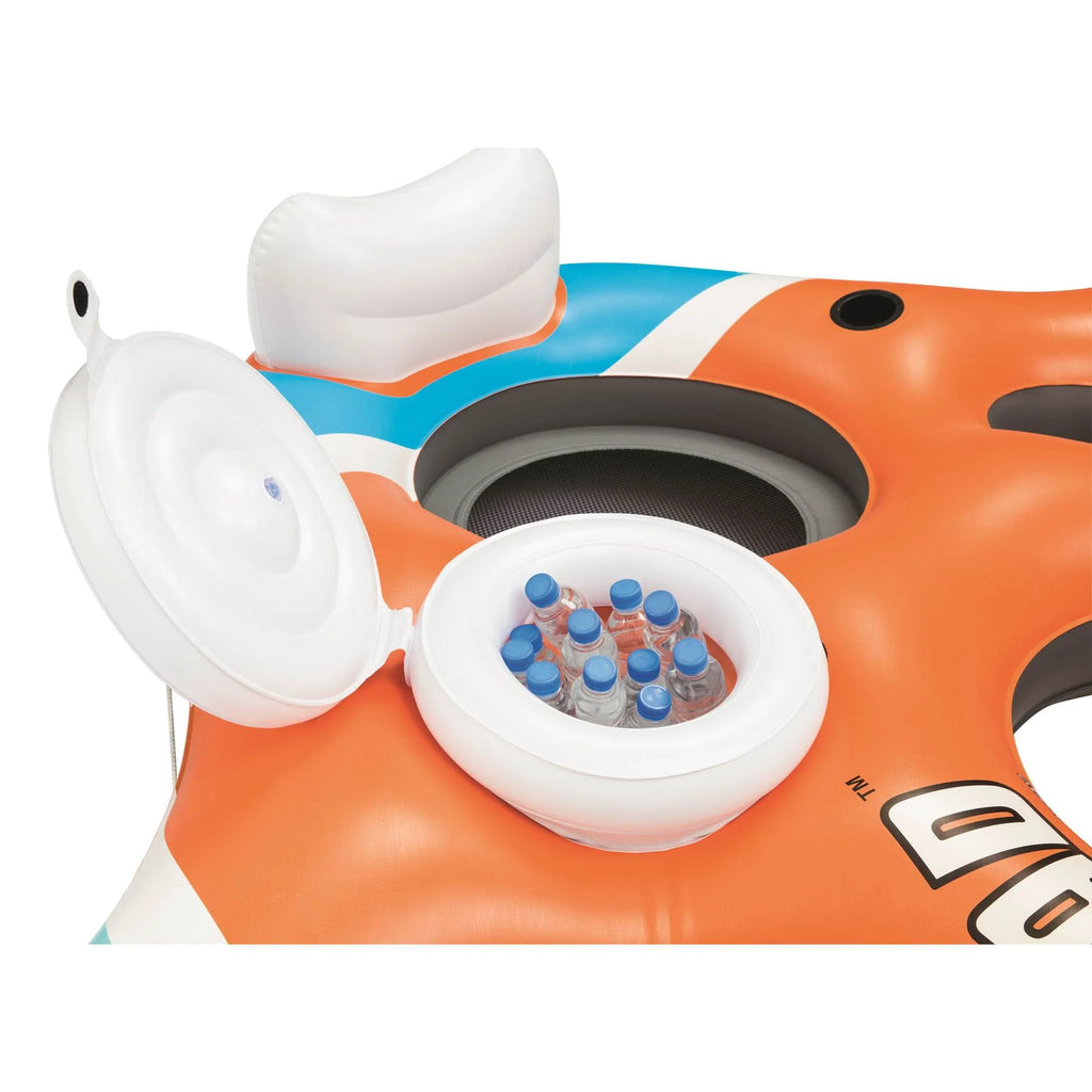 Bestway Rapid Rider 4 Person River Lake Raft and Intex Electric Air Pump