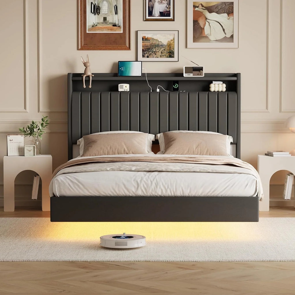 WhizMax Under Bed Storage Platform Bed Frame, Queen