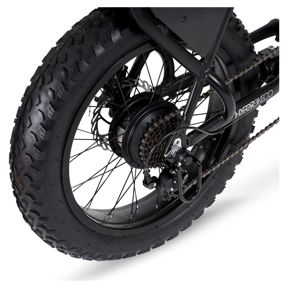 Hyper Bicycles Ultra 40 20" 36V Electric Bike for Adults, 250W E-Bike Motor, Matte Black
