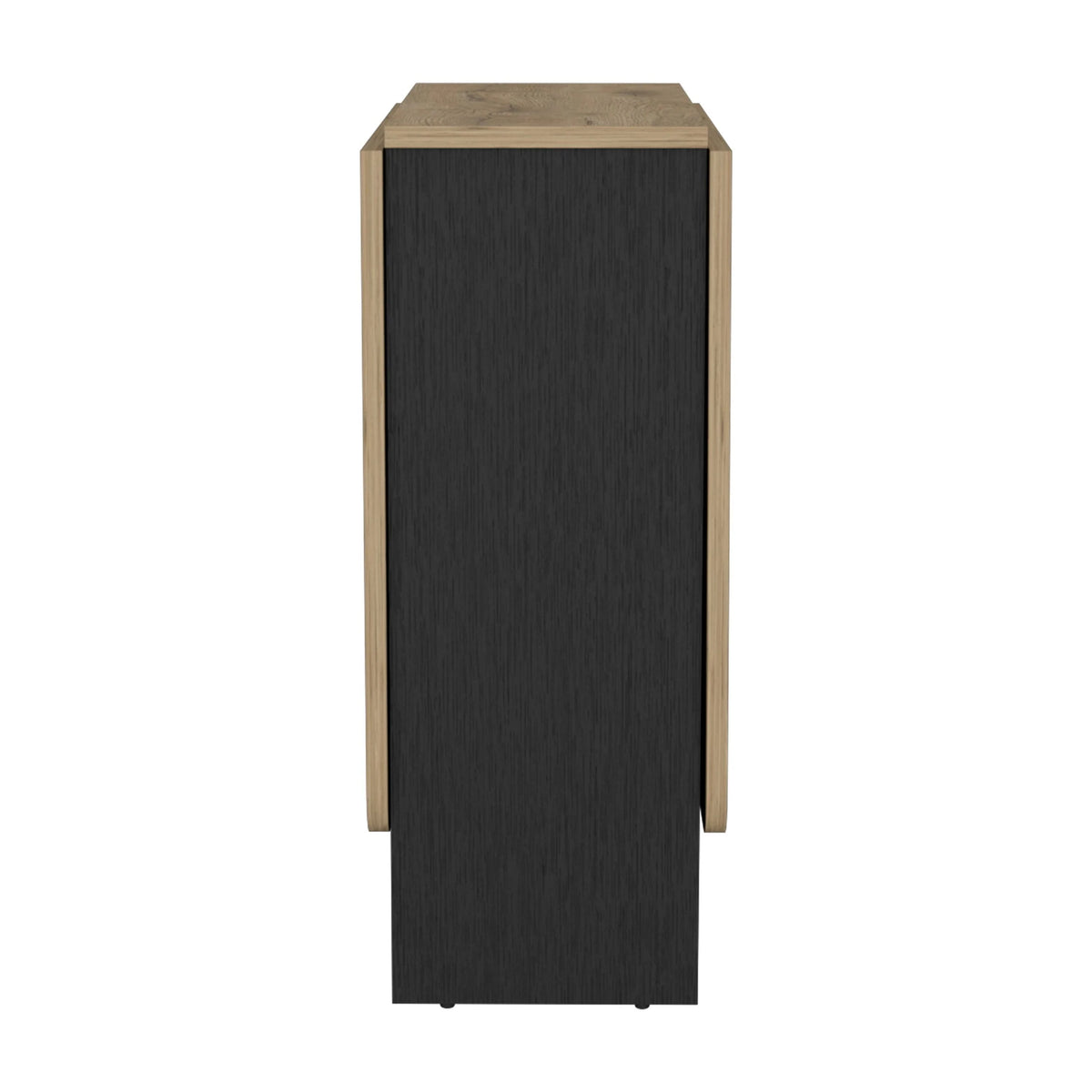Gateleg Folding Table Space-Saving with Compact Design White / Macadamia