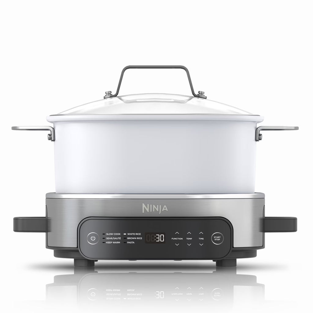 Ninja Foodi 6.5 qt Everyday PossibleCooker, Stainless Steel/White, Multi Cooker, Slow Cooker, MC1100