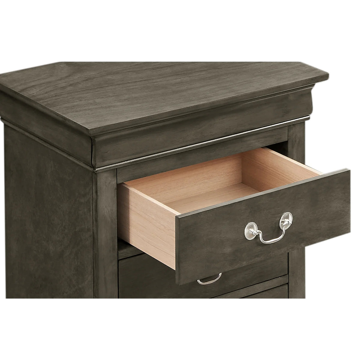 Glory Furniture Louis Phillipe 7 Drawer Lingerie Chest in Cherry