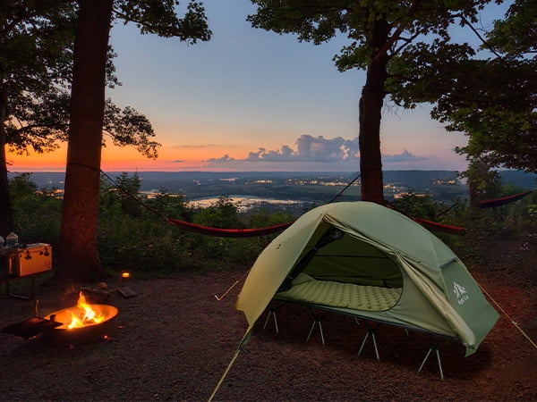 Night Cat Camping Cot Tent Waterproof 1 Person Off-Road Combo