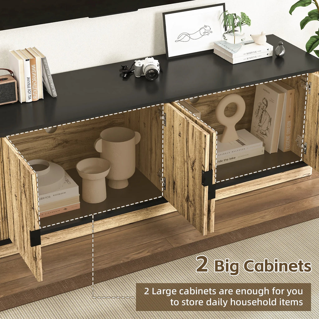 TV Stand, Modern Entertainment Center for TVs Up to 75 inch