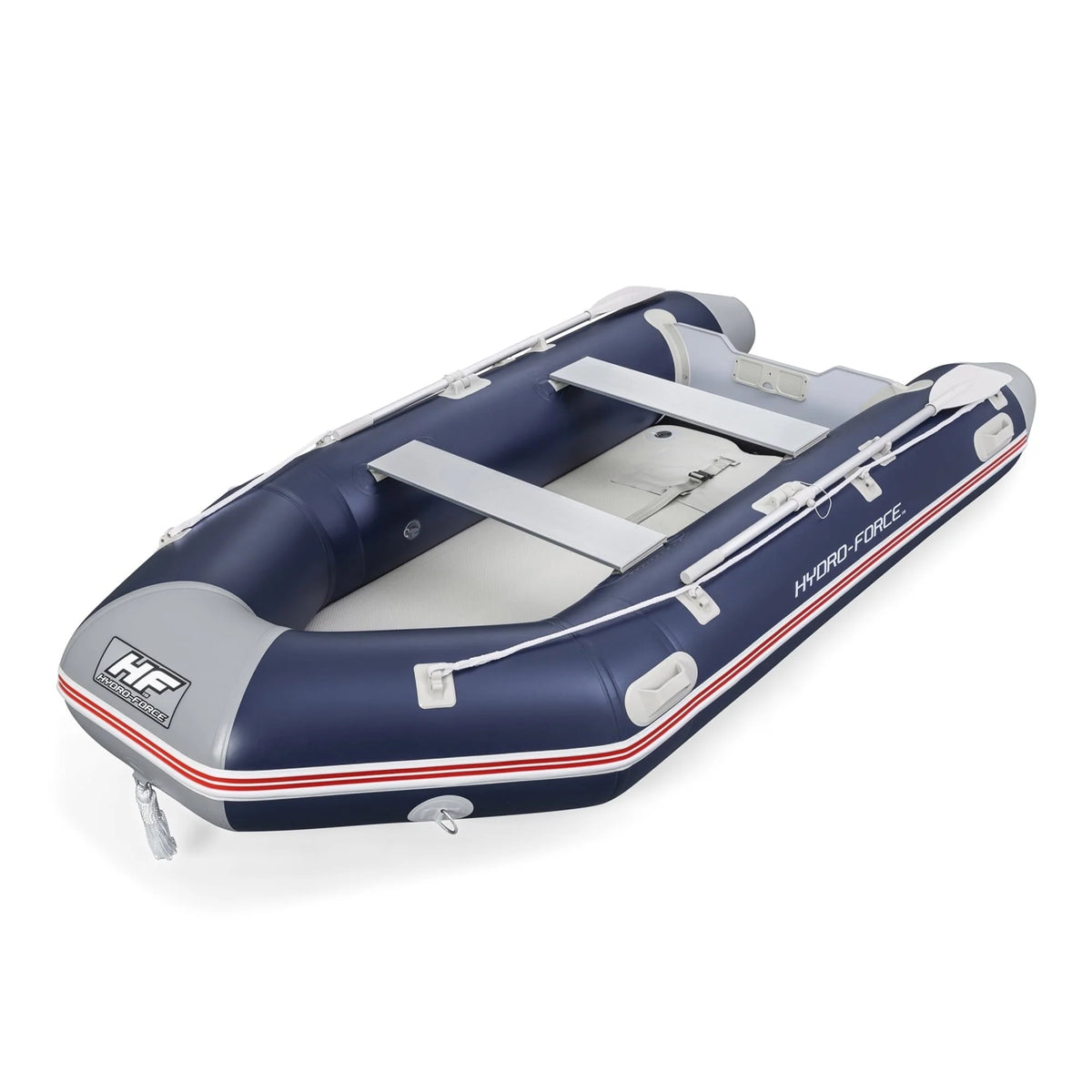 Bestway Hydro-Force Mirovia Pro Inflatable 5 Person Water Raft Boat Set