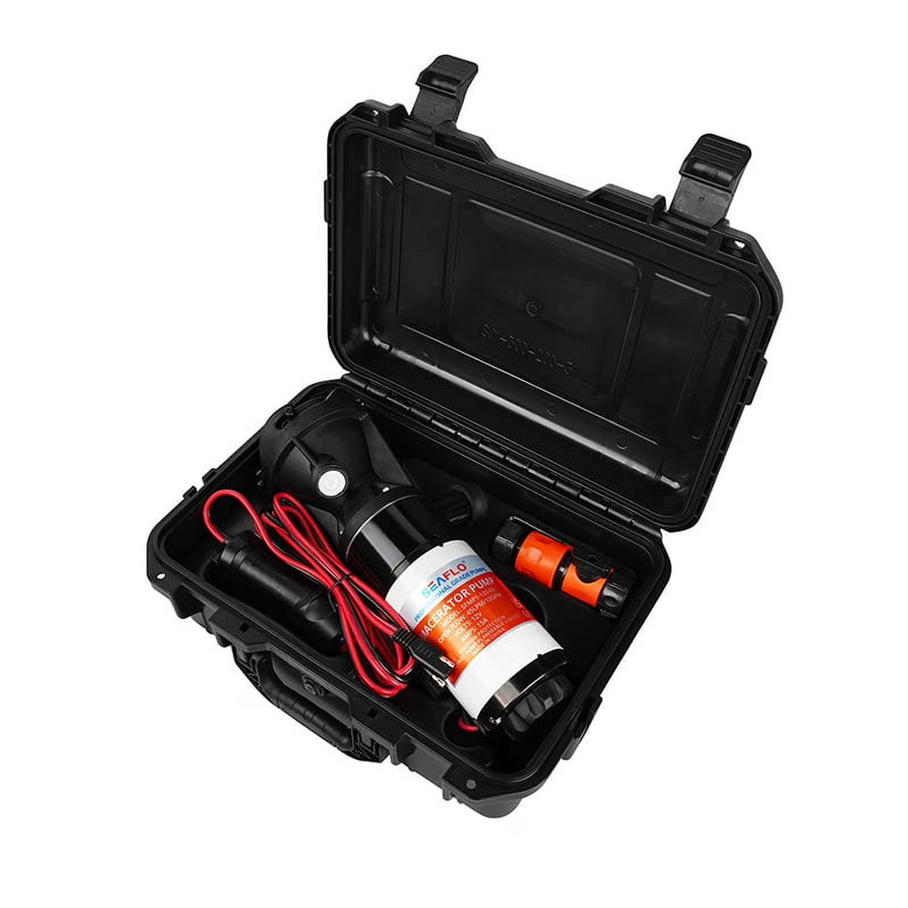Seaflo 12GPM 45LPM RV Macerator Pump Kit 04-Series For RV/Tanks/Septic use/Septic Station