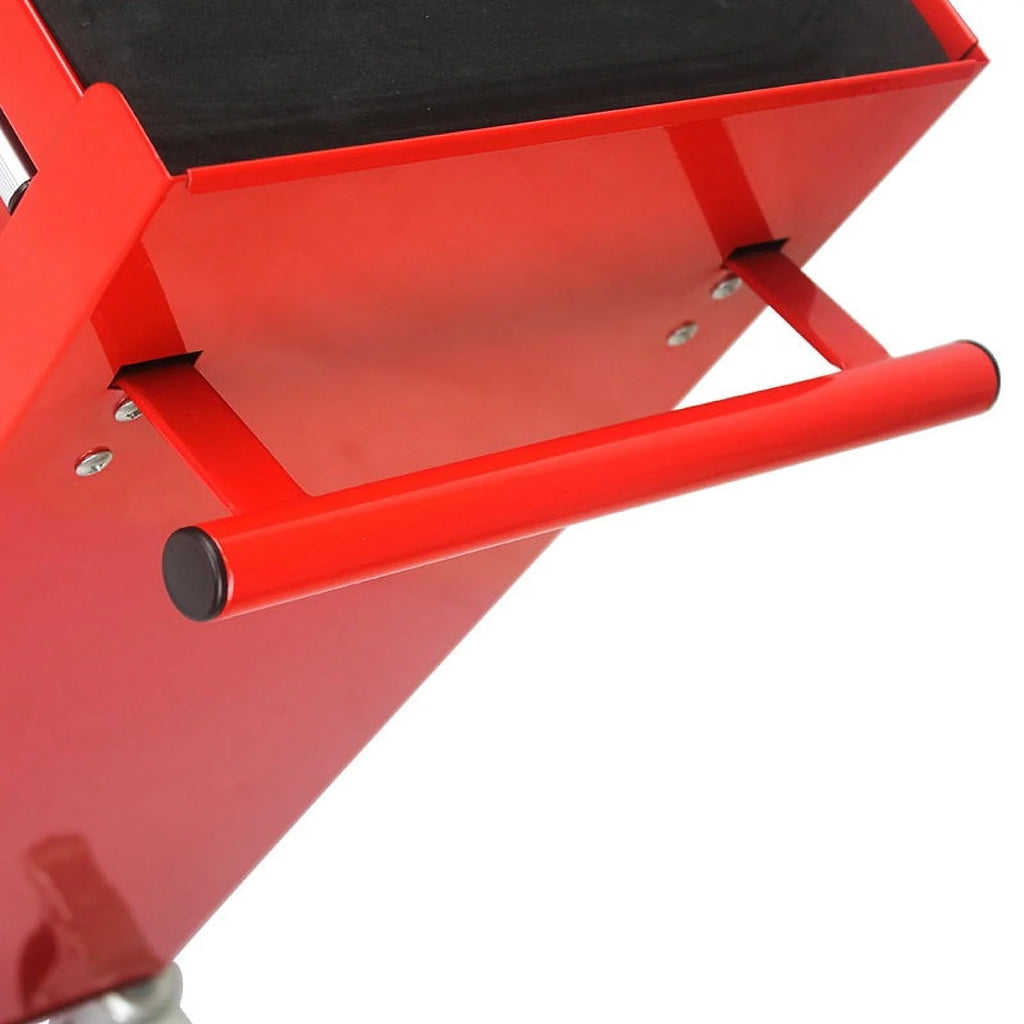 Seizeen Rolling Tool Chest on Wheels, Metal Tool Cart Toolbox Storage Cabinet Organizer W/ 7 Drawers, Red