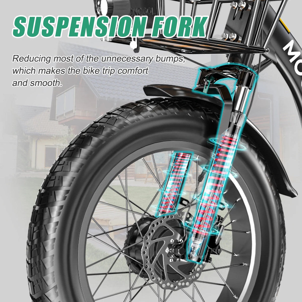 20" x 4" Fat Tire Electric Tricycle for Adult, 7 Speeds Electric Trike 48V 500W Motorized Tricycle , Electric Three Wheels Bicycle for Senior, Aluminum Frame & Rear Basket ,16mph