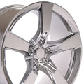 20 inch Wheel Fits 2010-2015 Chevrolet Camaro Base - SS Style Chrome 20x9 Rim
