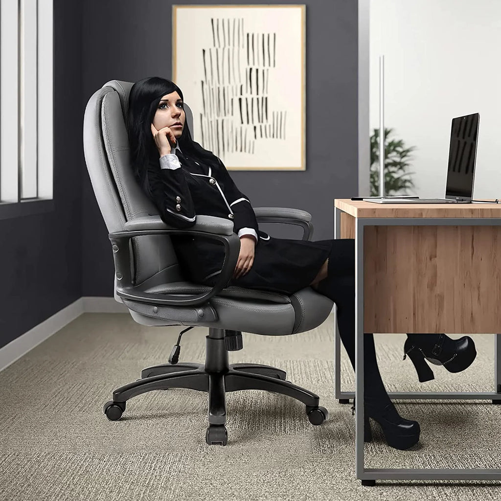 Bossin Big and Tall Home Office Computer chair for Adults, High Back Desk Chair for Heavy Duty 400 LBS