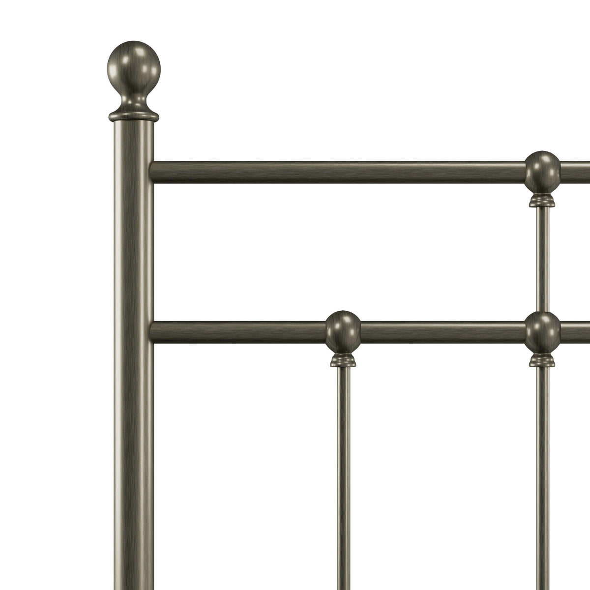 Hillsdale Furniture Providence Metal Full Bed with Spindle and Casting Design, Antique Bronze