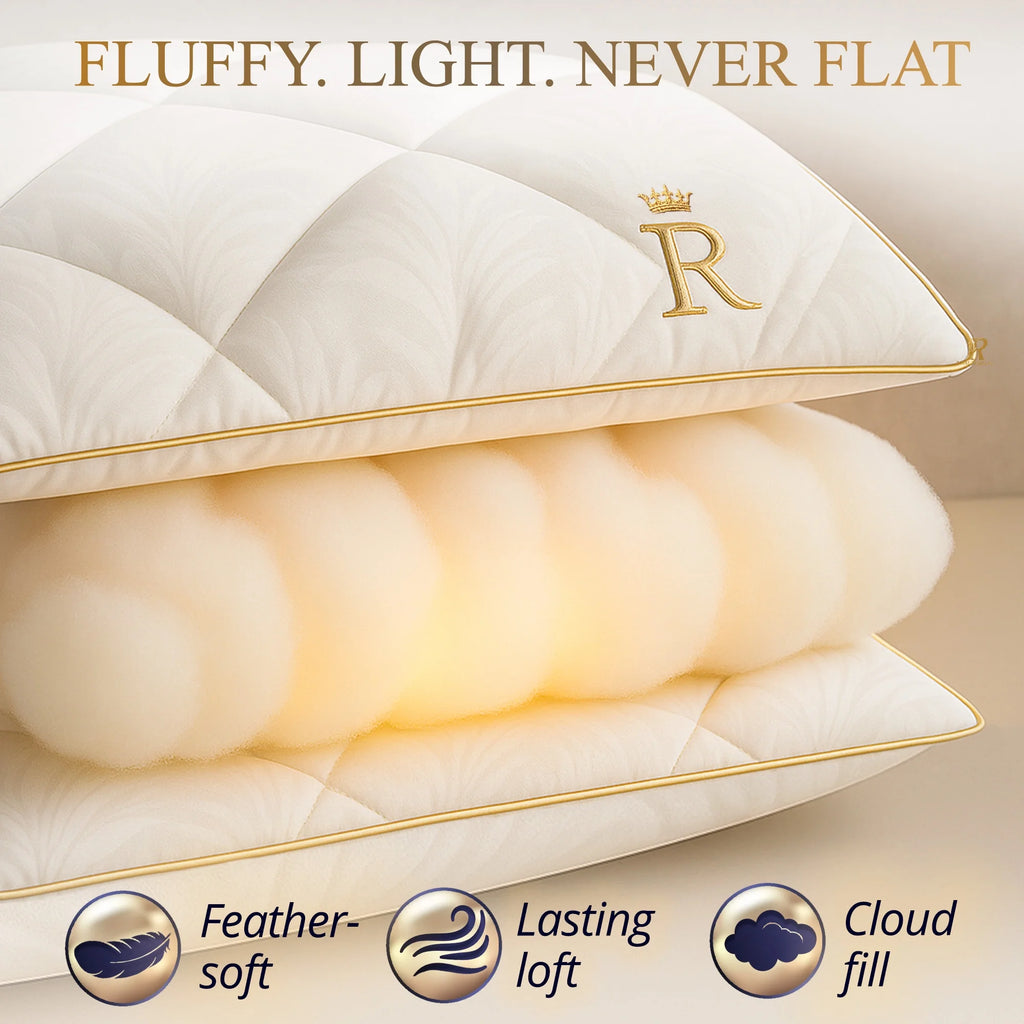 Royal Therapy Queen Size Comforter �C White Comforter, Down Alternative Bed Comforter, Fluffy Duvet Insert, Cool And Comfortable