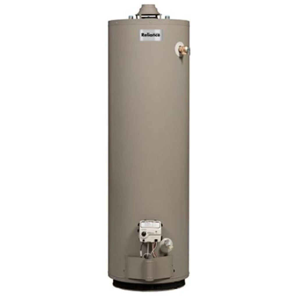 Reliance 6 40 NBCS Gas Water Heater, 40 gal Tank, 3/4 in Inlet, 1/2 in Outlet