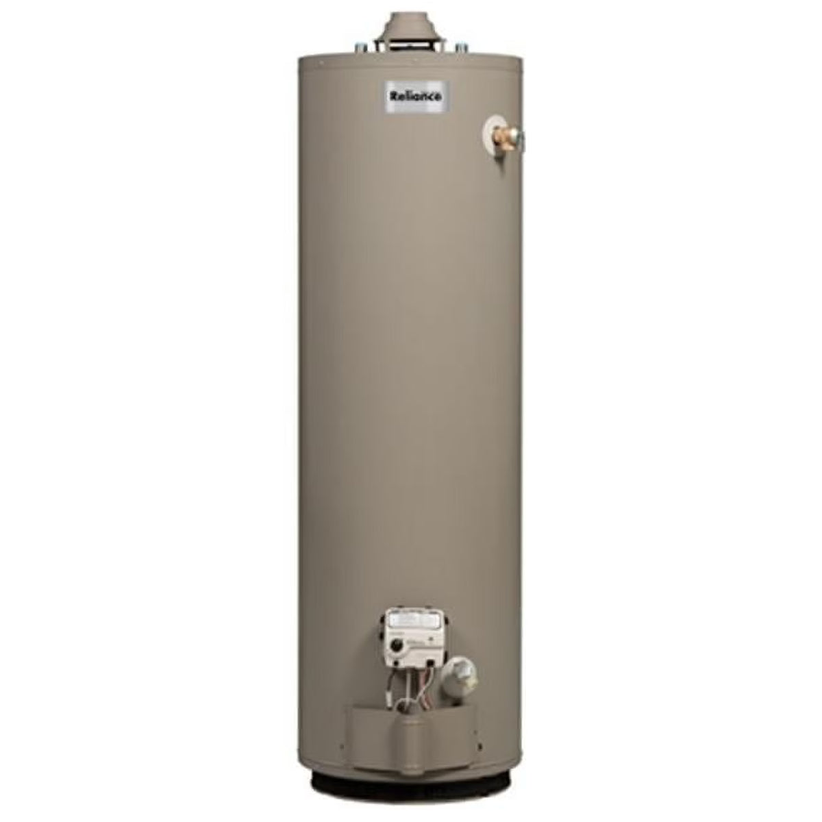 Reliance 6 40 NBCS Gas Water Heater, 40 gal Tank, 3/4 in Inlet, 1/2 in Outlet