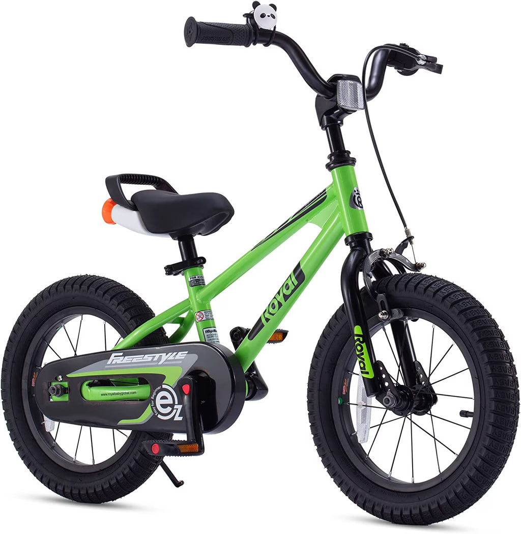 RoyalBaby EZ Kids Bike 16 inch Adjustable Seat Balance & Pedal Bicycle Blue