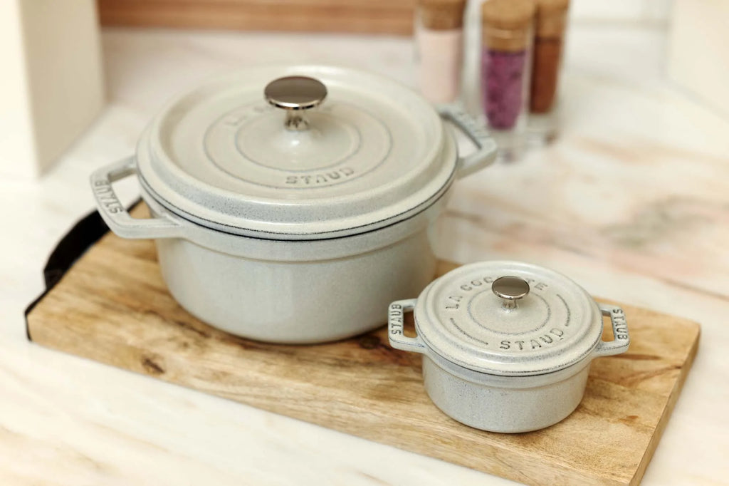 Staub Cast Iron 2.75-qt Round Cocotte - Basil