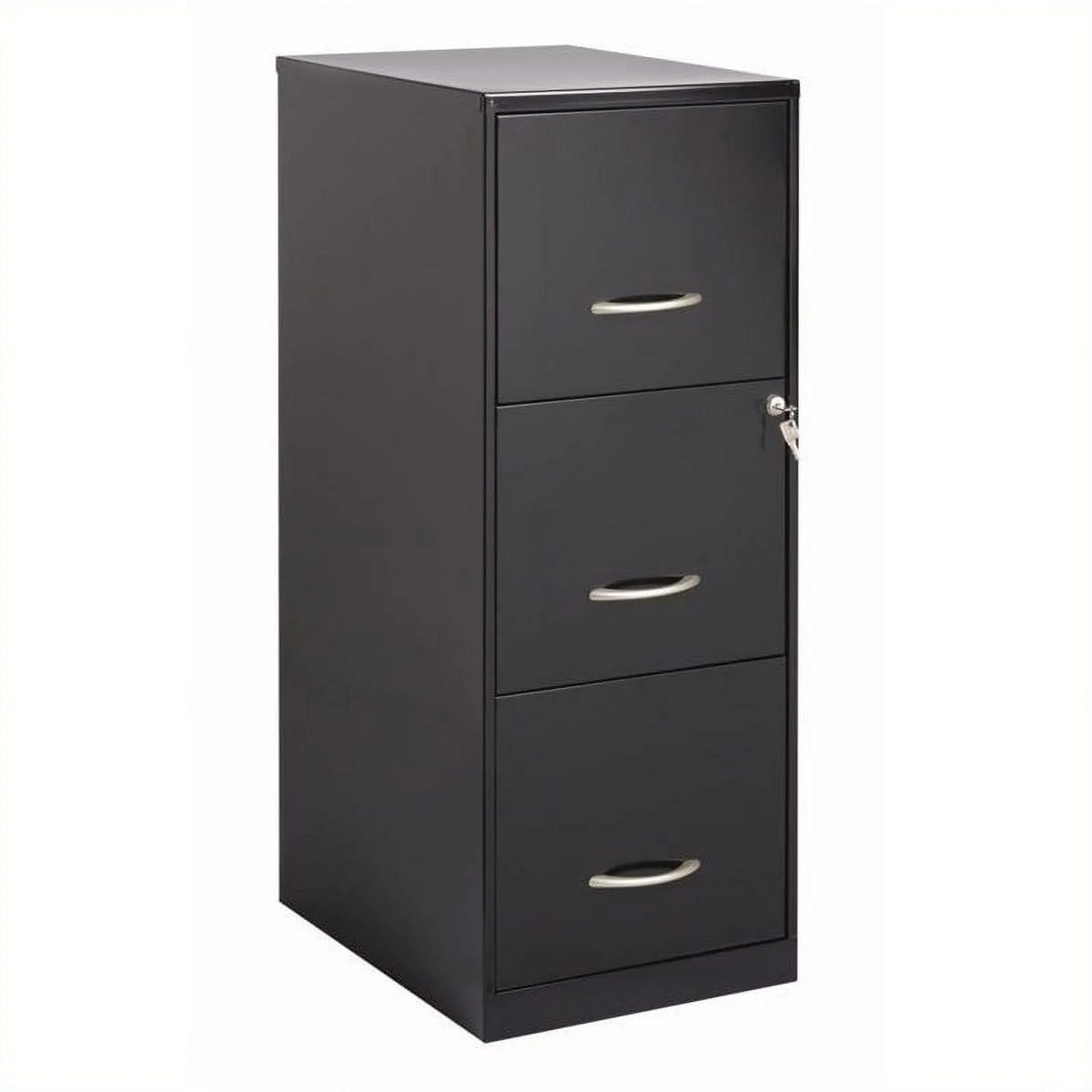 Scranton 3 Drawer Letter File Cabinet in Black
