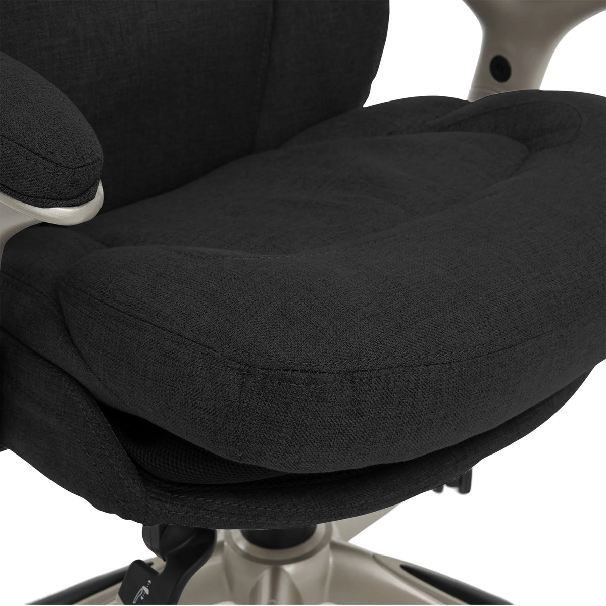 Serta Back in Motion Technology Fabric Executive Office Chair, Light Gray