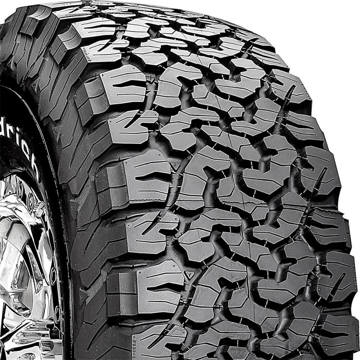 BFGoodrich All-Terrain T/A KO2 LT 265/70R17 112/109S C 6 Ply AT A/T Tire Fits: 2017 Chevrolet Silverado 1500 WT, 2014-15 Chevrolet Silverado 1500 WT